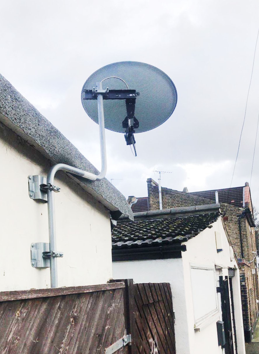 Dish positioning